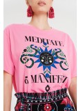 PEACE AND CHAOS MANIFESTATION T-SHIRT - Cotton