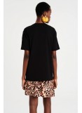 PEACE AND CHAOS MINDFULNESS T-SHIRT BLACK - Cotton