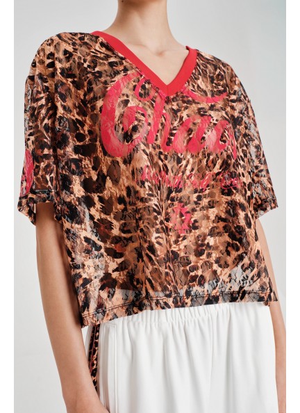 PEACE AND CHAOS PULSE TOP - Lace