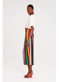 PEACE AND CHAOS RHYTHM MIDI SKIRT