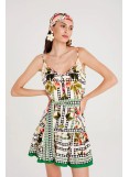 PEACE AND CHAOS TUTTI-FRUTTI SHORT DRESS 