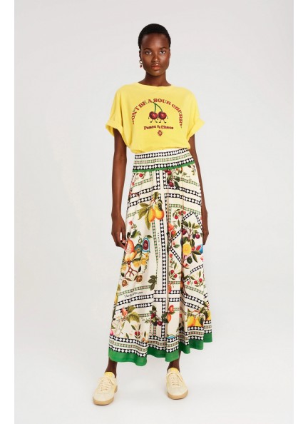 PEACE AND CHAOS TUTTI-FRUTTI LONG SKIRT 