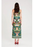 PEACE AND CHAOS NECTAR ONE SHOULDER LONG DRESS - Silky 