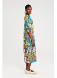 PEACE AND CHAOS PAPAYA LONG DRESS - Viscose 