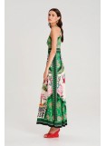 PEACE AND CHAOS OASIS LONG DRESS