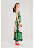 PEACE AND CHAOS OASIS LONG DRESS