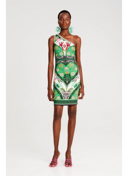 PEACE AND CHAOS OASIS ONE SHOULDER BODYCON DRESS