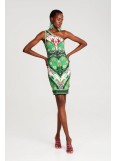 PEACE AND CHAOS OASIS ONE SHOULDER BODYCON DRESS