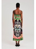 PEACE AND CHAOS RAINFOREST DRESS - Jacquard