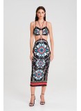 PEACE AND CHAOS TREASURE CUT OUT DRESS