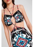 PEACE AND CHAOS TREASURE CUT OUT DRESS