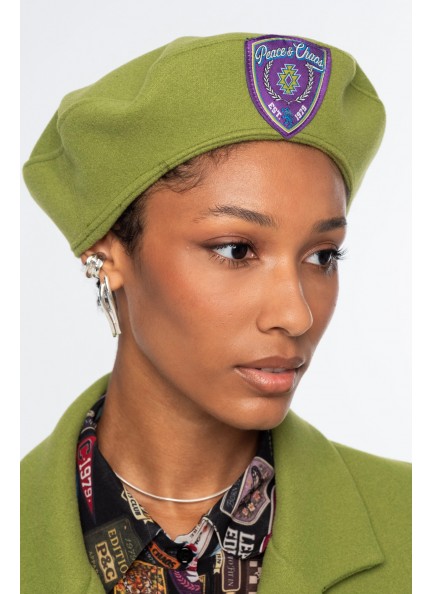 PEACE AND CHAOS ELITE BERET LIME