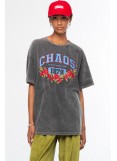 PEACE AND CHAOS OLD-SCHOOL T-SHIRT - Cotton
