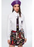 PEACE AND CHAOS POSH SHIRT WHITE - Cotton