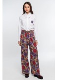PEACE AND CHAOS POSH SHIRT WHITE - Cotton
