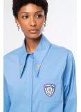 PEACE AND CHAOS POSH SHIRT LIGHT BLUE - Cotton