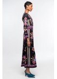 PEACE AND CHAOS EMBLEM LONG DRESS