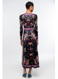PEACE AND CHAOS EMBLEM LONG DRESS