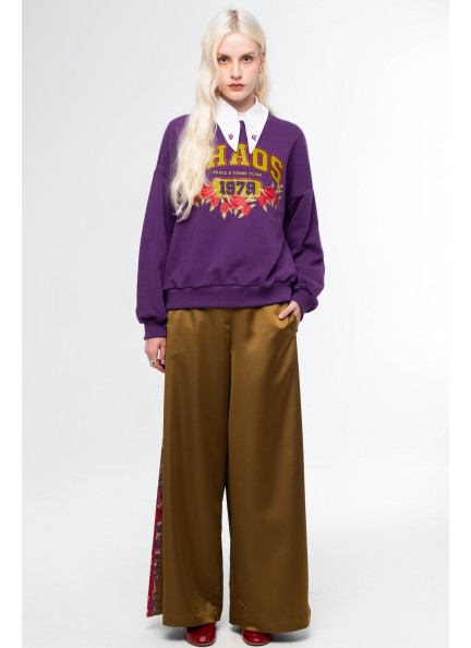 PEACE AND CHAOS DUCHESS PANTS - OLIVE